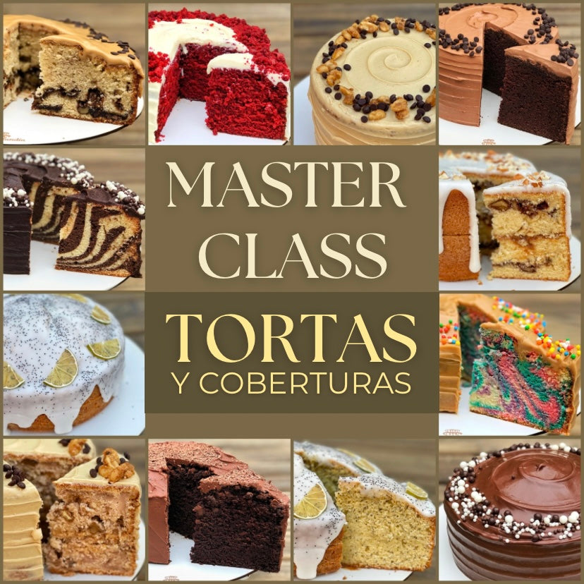 MASTERCLASS DE TORTAS (2 clases de horneados)