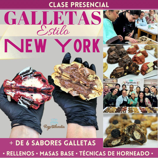 Galletas Estilo New York Sabores Clásicos para emprender (Presencial)