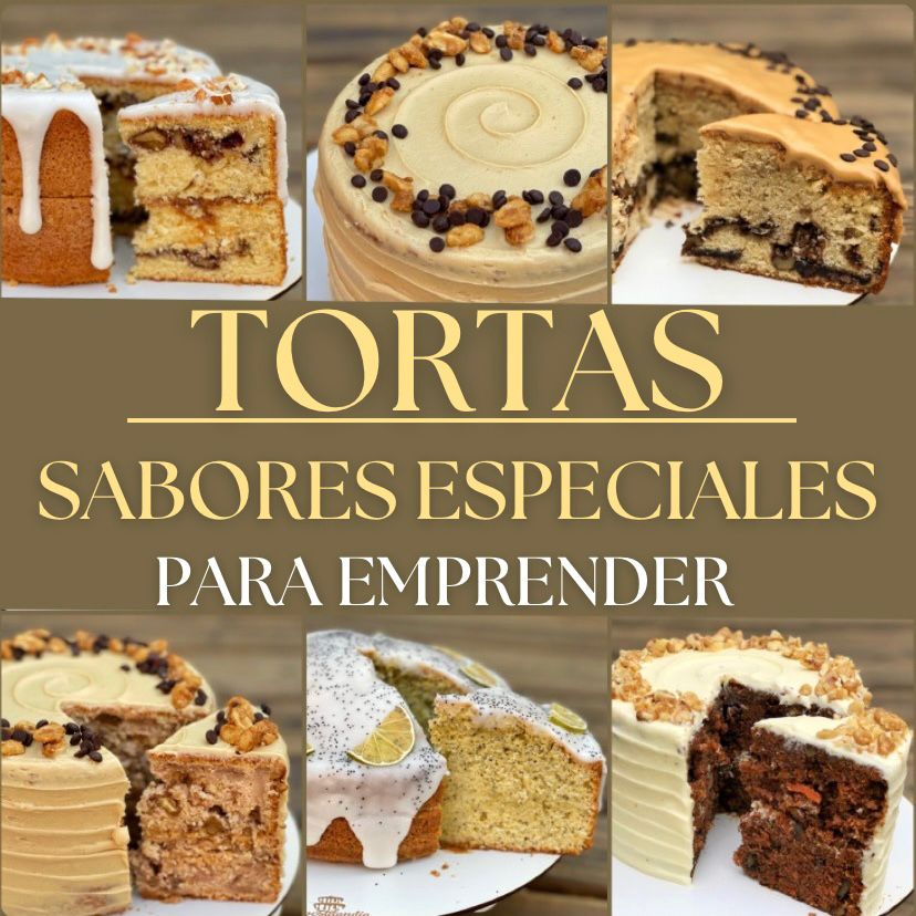 Curso de Tortas y Coberturas de sabores Especiales para emprender