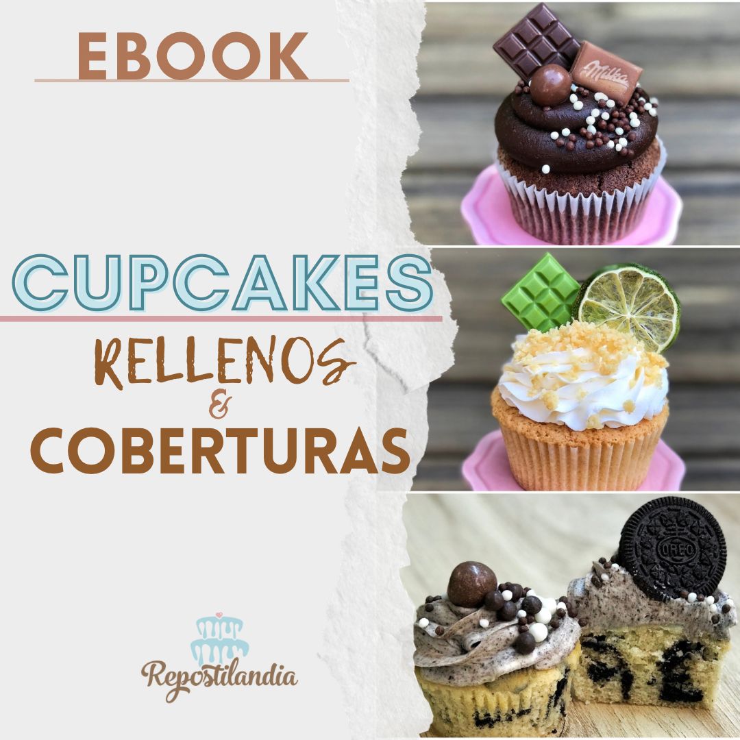 Ebook - Cupcakes rellenos y coberturas