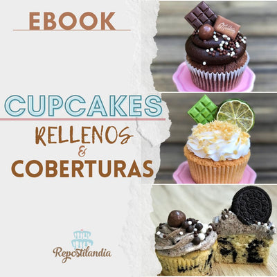 Ebook - Cupcakes rellenos y coberturas