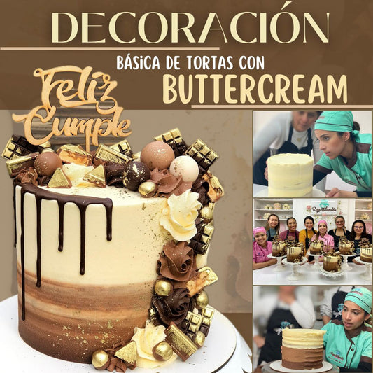 Decoración Básica de Tortas con Buttercream (Presencial)