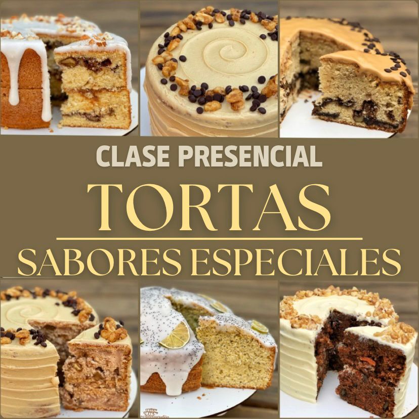 Tortas de Sabores Especiales para emprender (Prensencial)