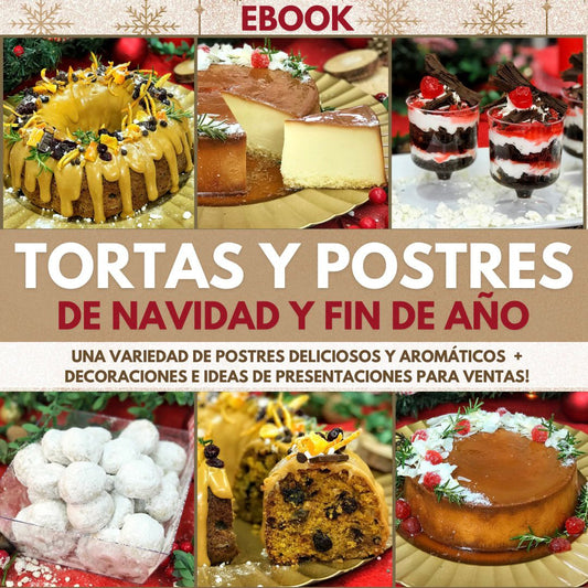 Ebook - Tortas y Postres para navidad y fin de año