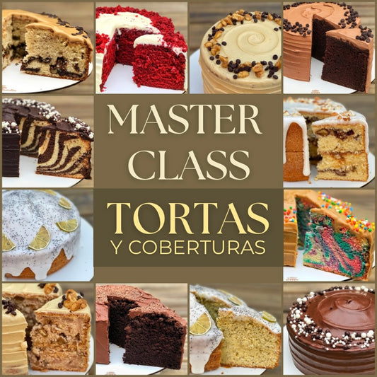 MASTERCLASS DE TORTAS (2 clases de horneados)