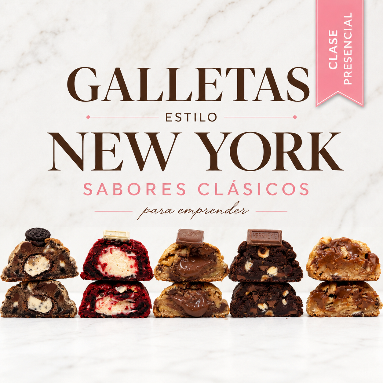 Galletas Estilo New York Sabores Clásicos para emprender (Presencial)      22 DE AGOSTO 10:00am