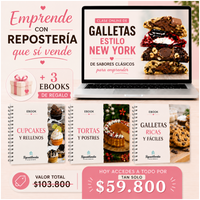 EMPRENDE CON GALLETAS NEW YORK + 3 EBOOKS DE REGALO