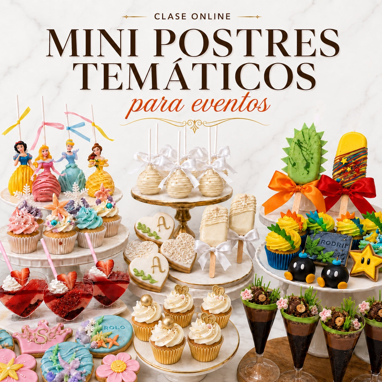 Master en Mini Postres Temáticos para todo tipo de Eventos