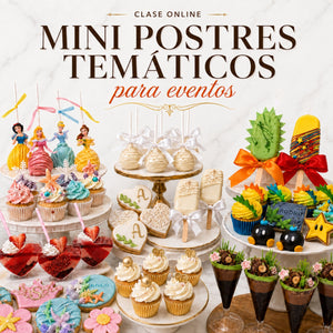 Master en Mini Postres Temáticos para todo tipo de Eventos
