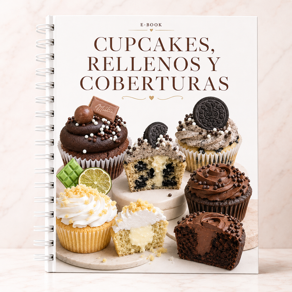 Ebook - Cupcakes rellenos y coberturas
