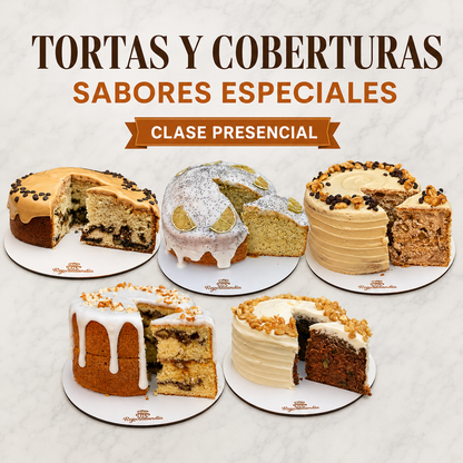 Tortas de Sabores Especiales para emprender (Prensencial) SÁBADO 03 DE OCTUBRE 10:00AM